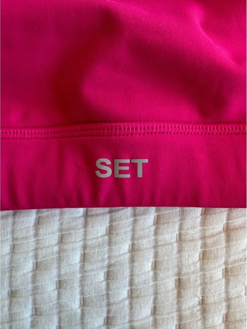 SET Active Luxform Sport Bra Hot Pink Razzle Small - Picture 7 of 7